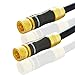 Produktbild PremiumX 7,5m Gold-Line SAT Kabel Antennenkabel 135dB Kupfer Koaxialkabel Schwarz Metall F-Stecker Anschlusskabel HDTV 4K