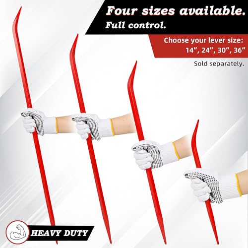 Image of TOOLEAGUE 24-Inch Heavy Duty Alignment Pry Bar, Connecting Bar