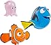 Produktbild Mattel Disney Pixar Findet Nemo Actionfigur Geschichtenerzähler, 3 Stück, Nemo Dorie und Perle, bewegliches Filmspielzeug im Maßstab 10,2 cm
