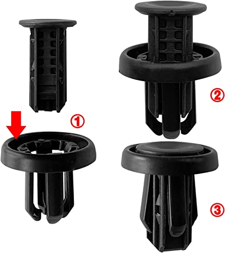 30Pcs Fastener Rivet, Rear Front Bumper Cover Fender Grille Under Cover Push-Type Retainer Clip Compatible With Honda Acura Civic 91505-Tm8-003 #TOP2