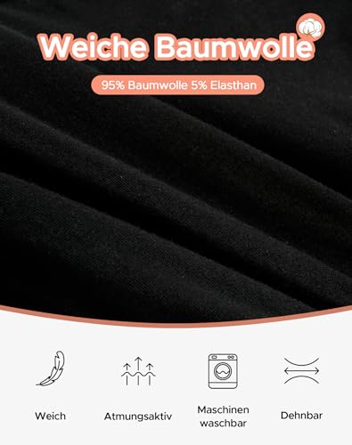 INNERSY Unterhosen Teenager Mädchen Baumwolle Unterwäsche Weiche Schlüpfer für Teen Stretch Slips 6er Pack – Bild 6