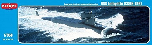 MikroMir ***U.S. nuclear-powered submarine "Lafayette" (SSBN-616) 1/350 Micro Mir 350-022