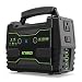 ENKEEO Power Station 155 Wh Portable Lithium Backup Battery Pack 110V 100W Solar Generator (Solar Panel Optional) with AC Outlet USB DC Supply for Outdoors Camping Travel Fishing Hunting Emergency