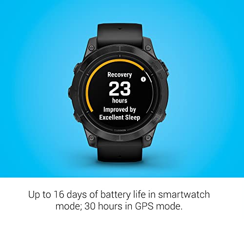 Image of Garmin epix Pro (Gen 2), 47mm, High Performance Smartwatch, Advanced Training Technology, Built-in Flashlight, Black