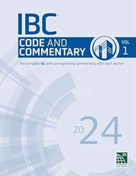 2024 IBC Code and Commentary, Volume 1. ISBN 9781963845105 2024 IBC Code and Commentary, Volume 1. ISBN 9781963845105
