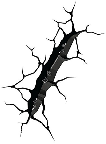 (Captain america Shield) - 3D Light Fx Replacement Crack Stickers (Captain america Shield) Cover