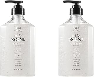 LUV SCENT ラブセント スクラブウォッシュ ホワイトシャツ リネン コットン 500mL 2点セット