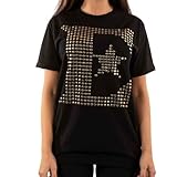 Elton John Camiseta Diamante Y Logotipo Nuevo Oficial Unisex Negro, Negro , M