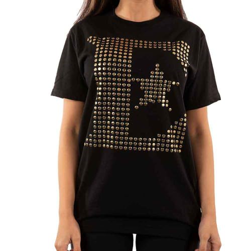 Image of Elton John T Shirt Diamante E Logo Official Unisex Black L