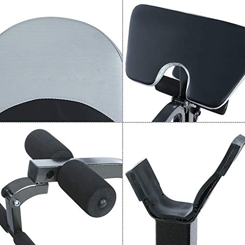 New Olympic Weight Bench, Adjustable Weight Lift Bench Rack Set, Barbell Dumbbell Bench, Push Up Back Sit Up Bench, Full-Body Workout (Black)