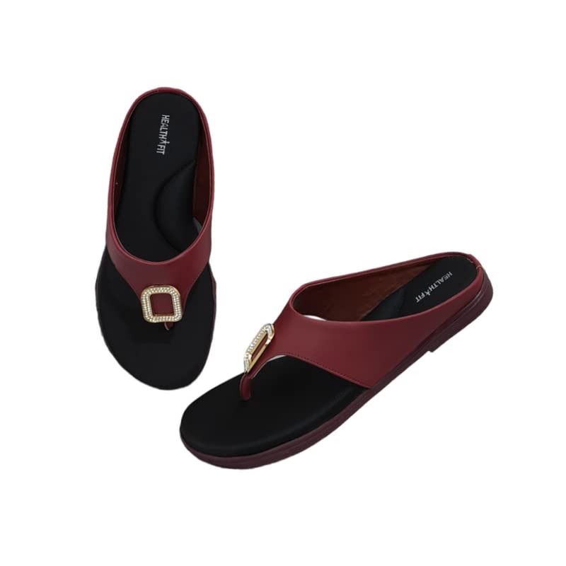 Image of HEALTH FIT Extra Soft Ortho Care Diabetic & Orthopedic Slippers /Doctor Chappal & stylish for Girl's /Women Footwear