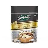 Happilo Premium International Exotic Brazil Nuts 150g Amazon/Brazilian Nut without Shell, Healthy Crunchy Protein Snack, 150 g (Pack of 1)