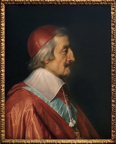 Impression toile Richelieu Philippe de Champaigne, art mural haut de gamme 60x90