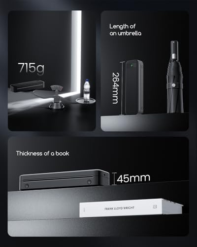 Miniatura 4 de Tattmuse Impresora Portatil A4, Impresoras Termica Bluetooth 300 Dpi Para Papel Térmica Casa Mini Movil Portatil Sin Tinta Wireless Portátiles Printer, Negro