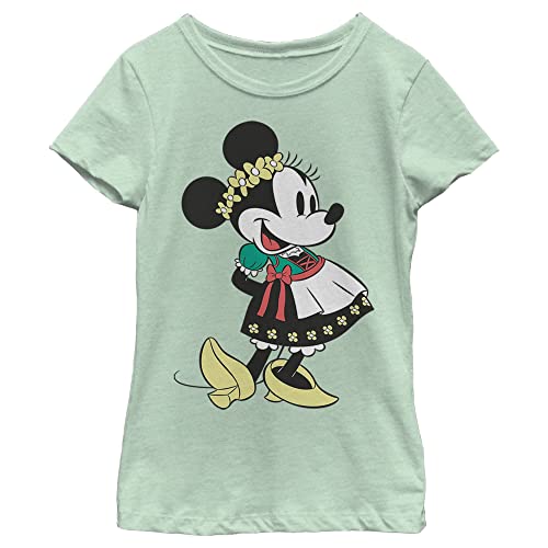 Disney Characters Dirndl Basics Girl's Heather Crew Tee