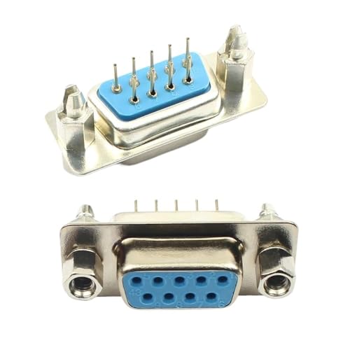 Image of 1 /2 /5pcs DB9 /15 /25 /37 Gat /Pin Vrouwelijke /Mannelijke Blauw Gelaste Connector RS232 Seriele Poort Socket D-SUB Adapter(DB15,Female 1PCS)