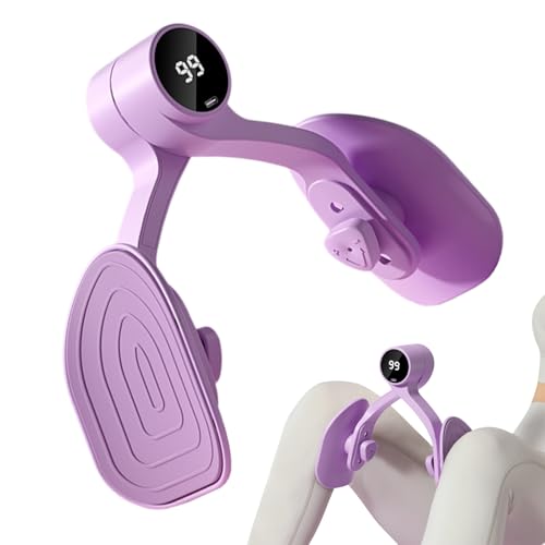 Elvie - Ejercitador de muslos con paneles ovalados de curvatura ergonómica, fortalecedor de suelo pélvico para mujeres, entrenador de gimnasio, equipo de ejercicio interno de muslo para piernas