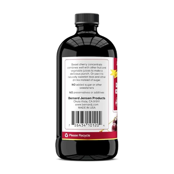 Bernard Jensen's Dark Cherry Liquid Concentrate, 4 fl oz