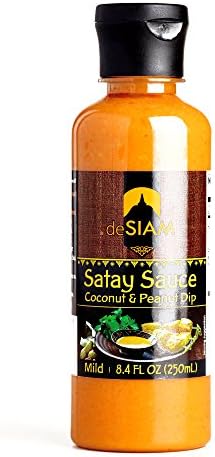 deSiam Peanut and Coconut Sauce 8.4 oz each (3 Items Per Order)