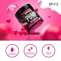 Warrior Pump Pre Workout ohne Koffein, Non-Stim – Bubblegum koffeinfrei, für Pump & Fokus, stimulanzienfrei, auch abends – Ansicht 7