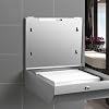 Distributeur Essuie-Mains NICEME En Acier Inoxydable | Murale Pour 350-550 Serviettes | Avec Clé