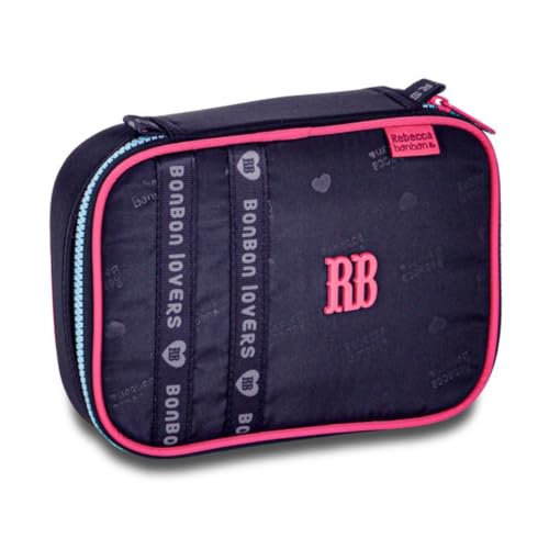 Estojo Box Rebeca Bonbon Urban Mix Organizador Espaçoso (Preto)