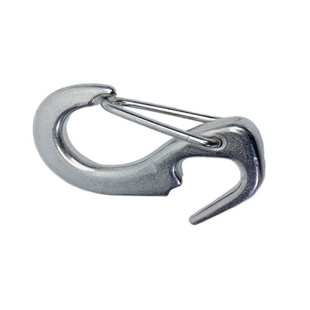 DBMIMPORTERS 1 Pc Stainless Steel T316 Open End Spring Snap Tack Hook, Sail Snap Hook 1-7/8