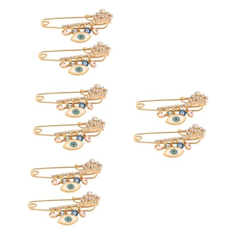 Broche mauvais œil contre les jupes lâches et vestes sans relief pour femme