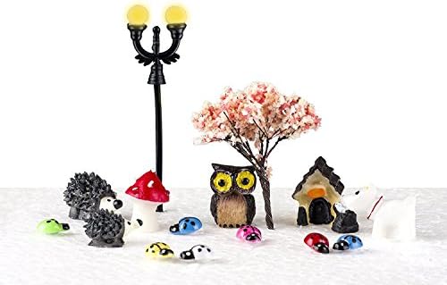 Incredible art 16pcs Fairy Garden Dollhouse Miniature Ornament DIY Kit