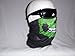 Green Skull Face Mask Tube Bandana Balaclava Snowboard Harley Davidson Snowboard Ski Mask Multi Function Tactical Seamless