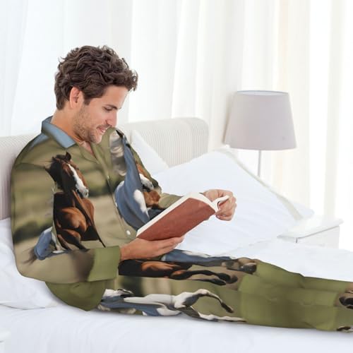 Pyjama homme pour salon matinal et routine du coucher douce
