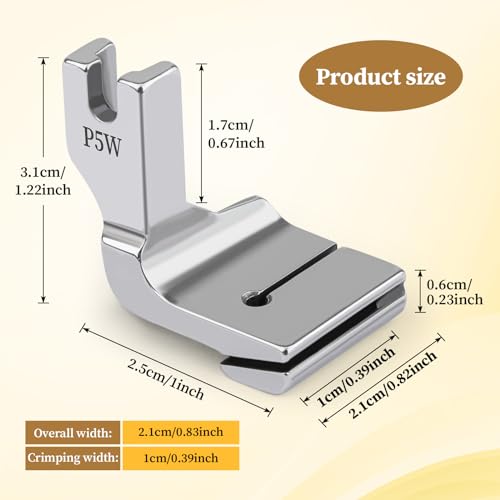 Prensatelas Plisado Arrugado para Máquina de Coser miniatura 7
