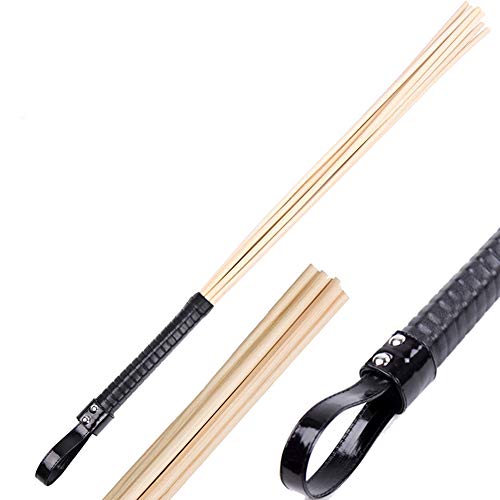 ROARINGWILD Horse Riding Crop Natural Elastic Tough Bamboo Style Crops Teaching Training Tool