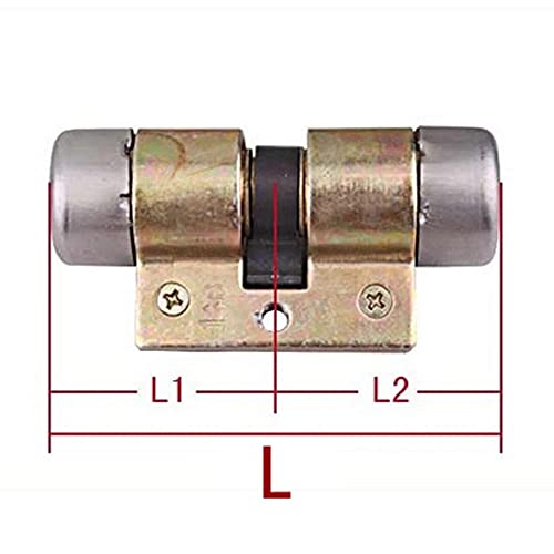 Bombin Cerradura Cerradura de puerta de seguridad Núcleo de seguridad Entrada vintage Cerradura de puerta exterior Cilindro Manija de tracción Cuerpo de cerradura Universal Cerraduras Antibumping ( Co