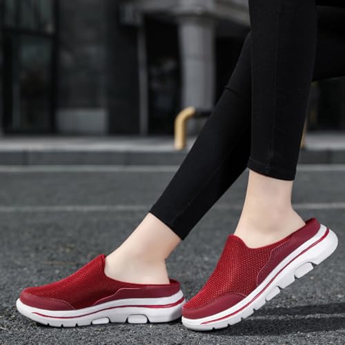 Men's Women's Couple Non-slip Mule Half Sneakers,Outdoor Casual Walking Shoes,Backless Sneakers,Backless Shoes4