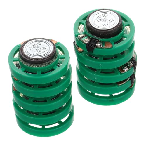 LALADEFIEE 10個 ミニスピーカーの動き 丸い交換用ミニスピーカー 丸型交換用スピーカー おもちゃのスピーカー おもちゃのミニ磁気スピーカー 交換用ミニマグネットスピーカー 電子部品