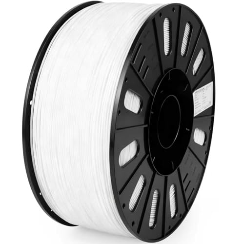 Image of iSANMATE ASA Filament 1.75mm White 3KG, UV & Weather Resistant 3D Printer Filament Perfect for Outdoor Functional Parts, Dimensional Accuracy + /- 0.02mm, 3kg Spool