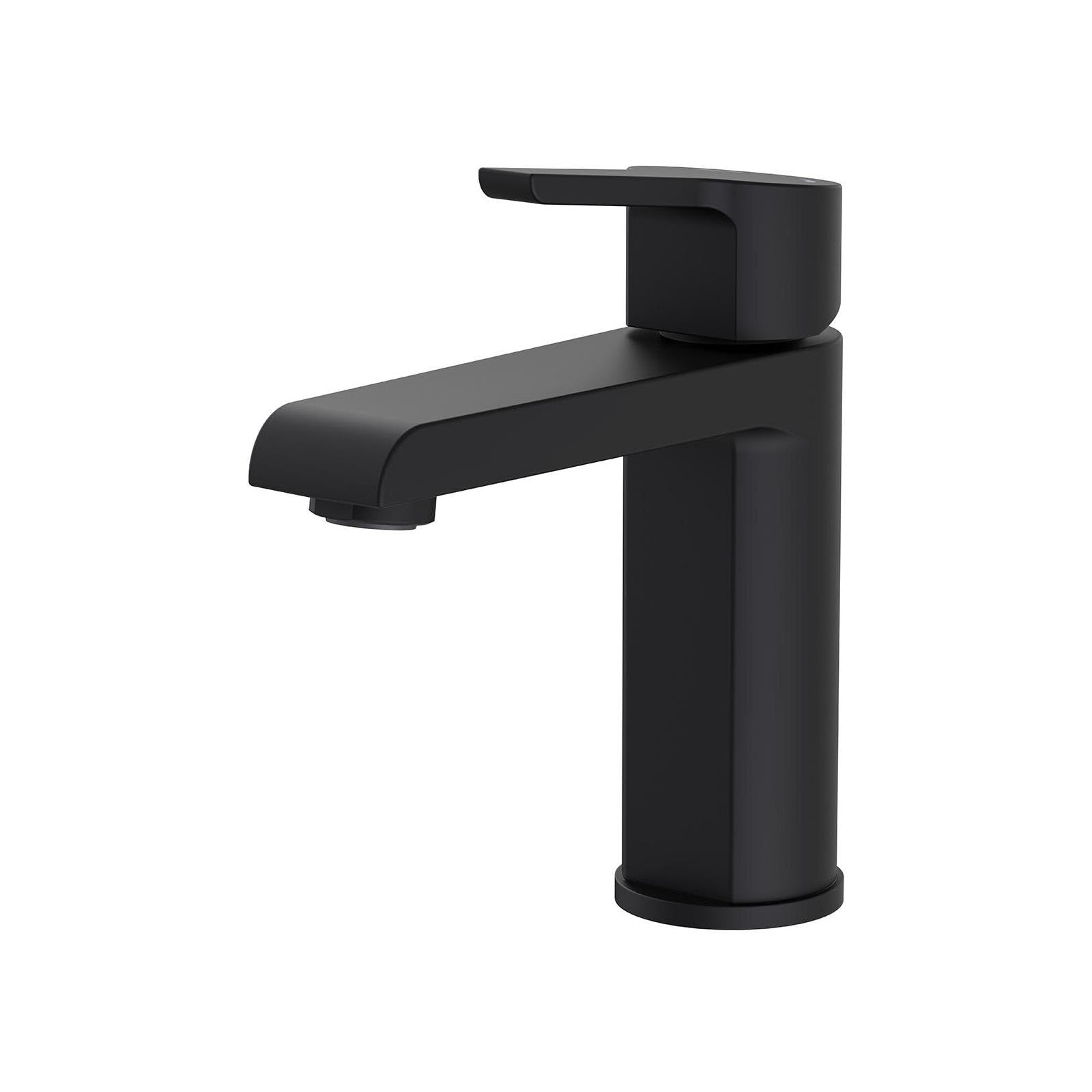 MOB-IN NETO - Grifo para cuarto de baño, mezclador de caño bajo, color negro