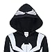 Marvel Venom Boys Zip Up Hoodie and Pants for Big Kids – Black