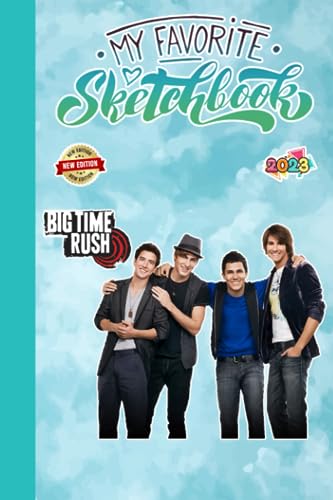 Photo de Big Time Rush Sketch Book Cute Character for Fan Teens Girls Boys Kids Students: Big Time Rush Notebook for Sketching and Note | Thick 100...