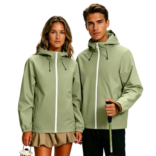 Manteau d'extérieur léger coupe-vent grande taille pour couple respirant