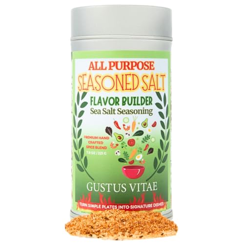 Gustus Vitae | All Purpose Gourmet Seasoned Salt Seasoning | Flavor Builder