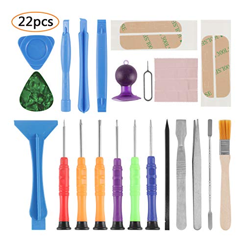 Repair Tool Kits for Phone Professional Precision Electronics Repair Kit Compatible with iPhone, iPad, Watch, Tablet,PC, MacBook Computer,Cell Phone Opening Pry Tools 22pcs