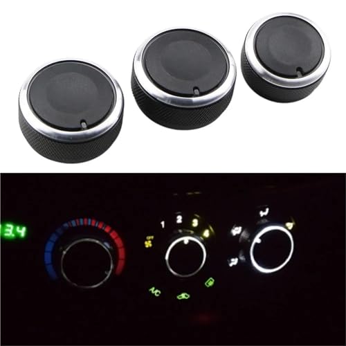 Bouton climatisation Chevrolet Lova 2006-2014 commande de chauffage alu - 3