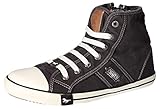 Schnürung MUSTANG Damen 1099-502-9 Hohe Sneaker, Schwarz (9 schwarz), 38 EU