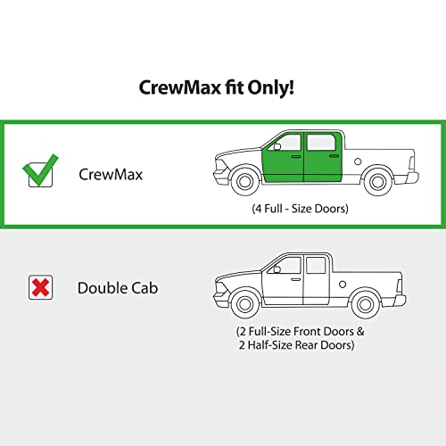 Image of CLIM ART in-Channel Incredibly Durable Rain Guards Compatible with Toyota Tundra 2022-2026 CrewMax, Original Window Deflectors, Vent Window Visors, Vent Deflector, 4 pcs. - 619471