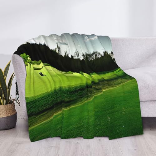 Couverture parcours de golf EdWal en microfibre pour lit douillet - 6