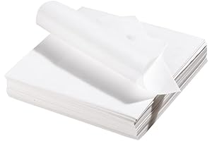 200 pcs Burger Patty Paper Square 6x6, Non-Stick Parchment Paper