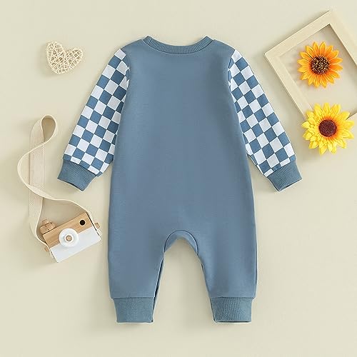 Christmas Baby Clothes Newborn Baby Boy Outfit Infant Sweatshirt Jumpsuit Long Sleeve First Christmas Romper 0-18M3