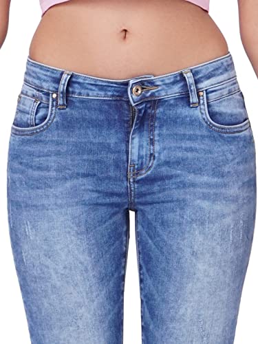 Image of ONLY Slim Fit Regular Cotton Womens Jeans (SS22ON15272109-P)